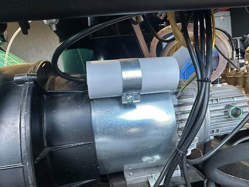Lavor Professional pressure washer after completed capacitor repair